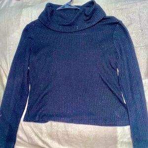 cowl neck sweater